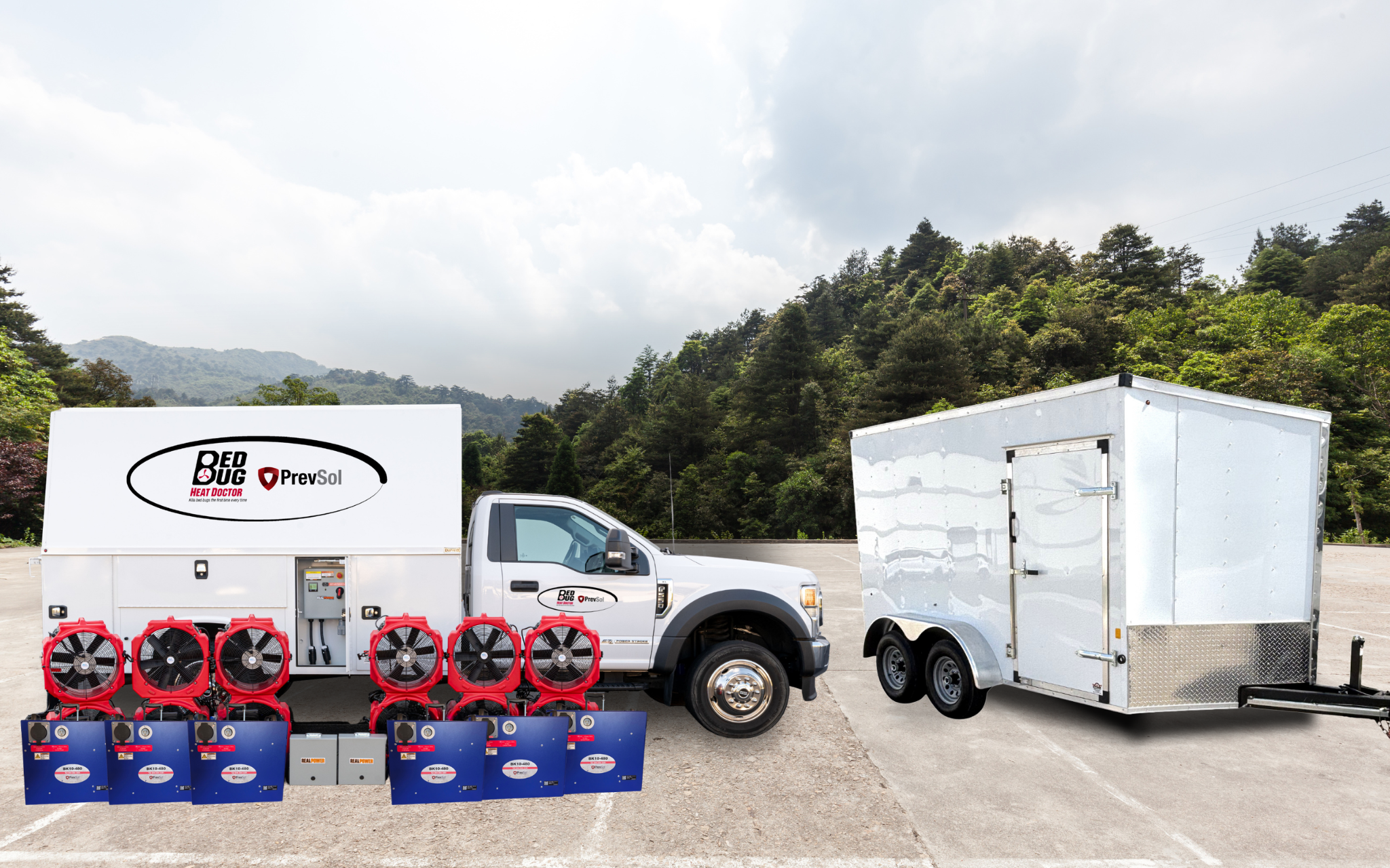 Pest Control Heat Treatment Truck and Trailer